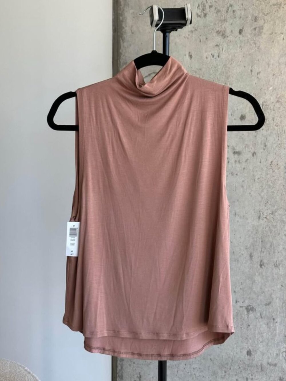 Aritzia Babaton Vince Mock Nect Top Small